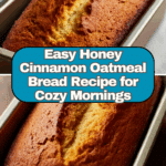 Honey Cinnamon Oatmeal Bread Recipe
