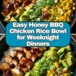 Honey BBQ Chicken Rice Bowl Recipe