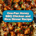 One-Pan Honey BBQ Chicken Rice Recipe
