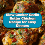 Slow Cooker Garlic Butter Chicken Recipe