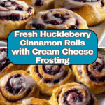 Fresh Huckleberry Cinnamon Rolls Recipe