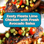Fiesta Lime Chicken Recipe with Avocado Recipe