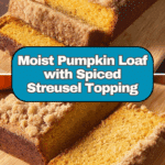 Streusel Topped Pumpkin Loaf Recipe