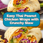 Thai Peanut Chicken Wraps Recipe