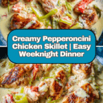 Creamy Pepperoncini Chicken Skillet Recipe