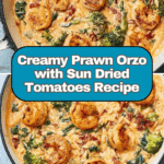 Prawn Orzo with Sun Dried Tomatoes Recipe