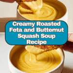 Roasted Feta Soup with Butternut Squash & Honey Recipe