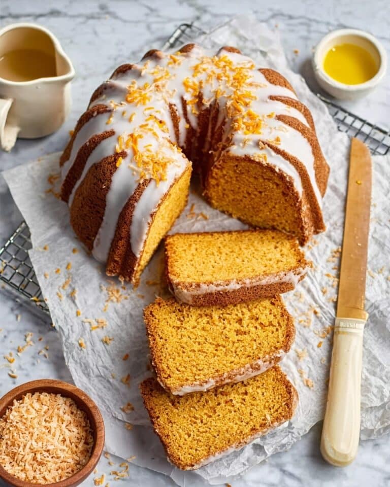Florida Orange Juice Pumpkin Bread with Streusel and Orange Glaze Recipe
