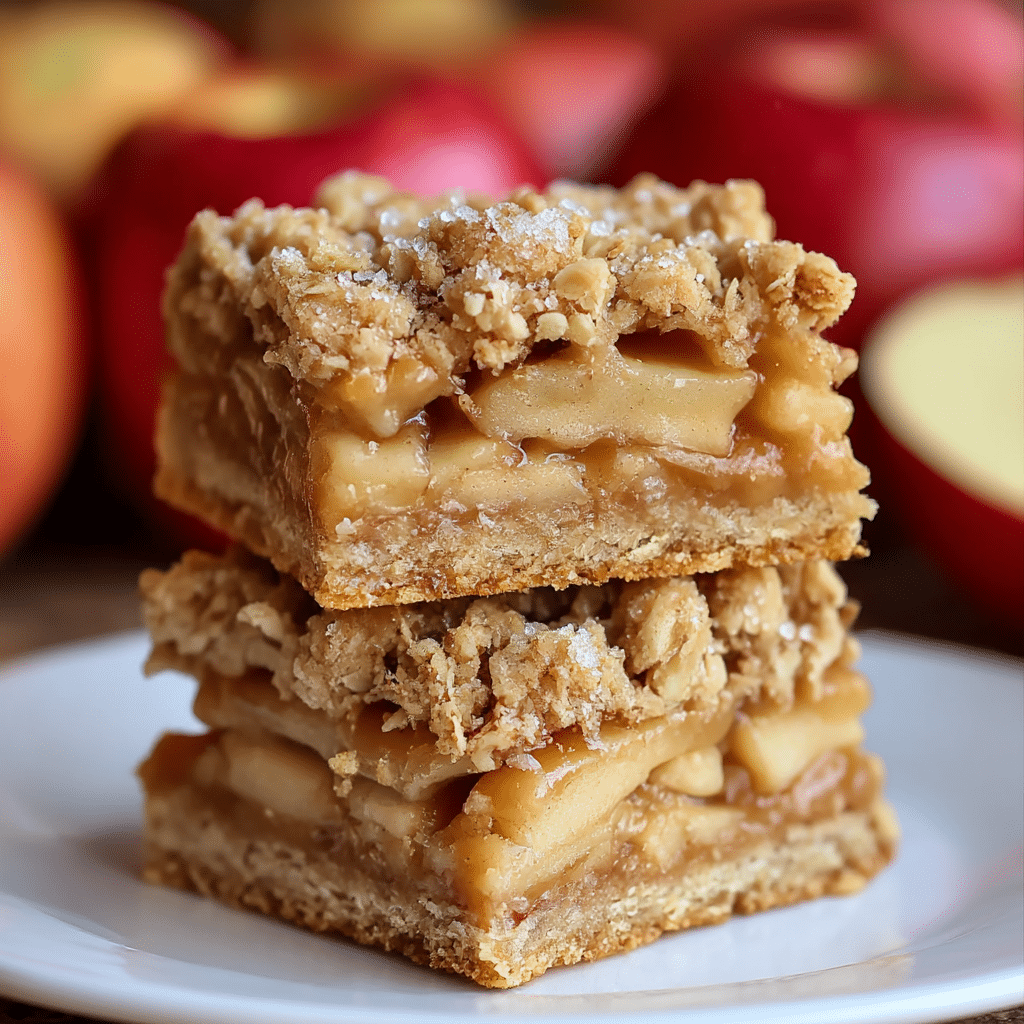 Easy Apple Crisp Bars Recipe - Recipe Image