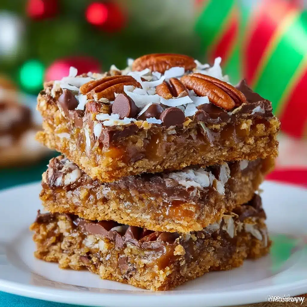 Caramel Magic Cookies Bars Recipe - Recipe Image