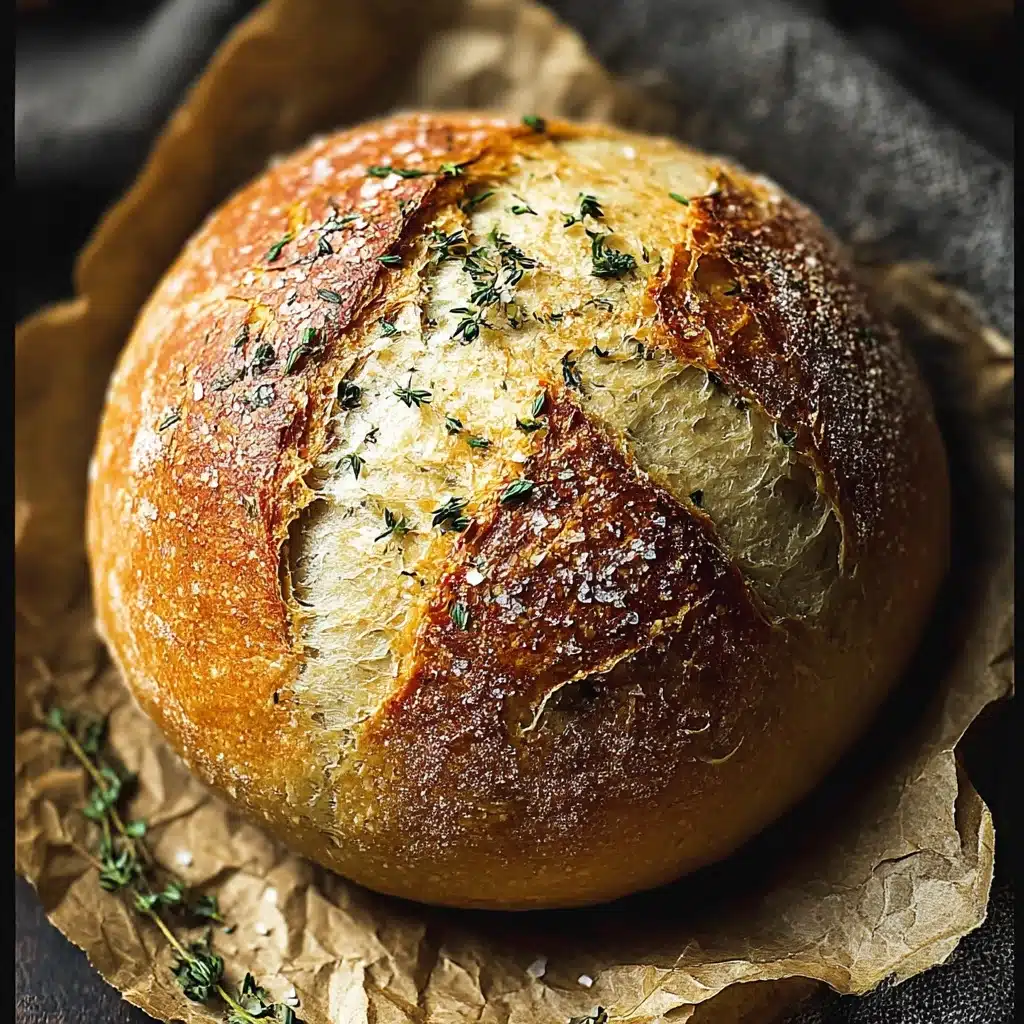 Garlic Parmesan Herb Bread Recipe - Recipe Image
