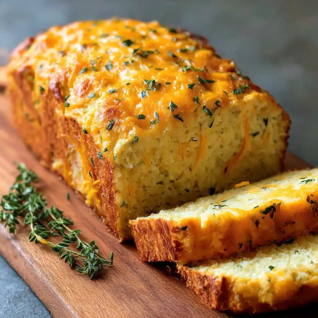 Cheddar Cheese Quick Bread Recipe - Recipe Image