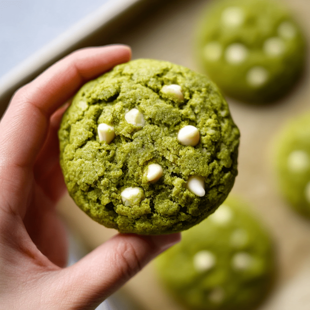 Matcha Latte Cookies Recipe - Recipe Image