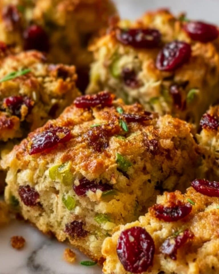 Festive Cranberry Turkey Stuffing Balls Recipe