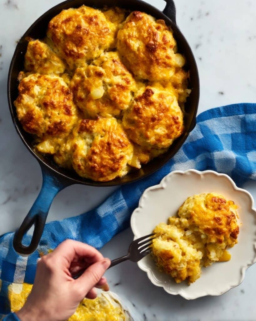 Apple Cheddar Cobbler Recipe