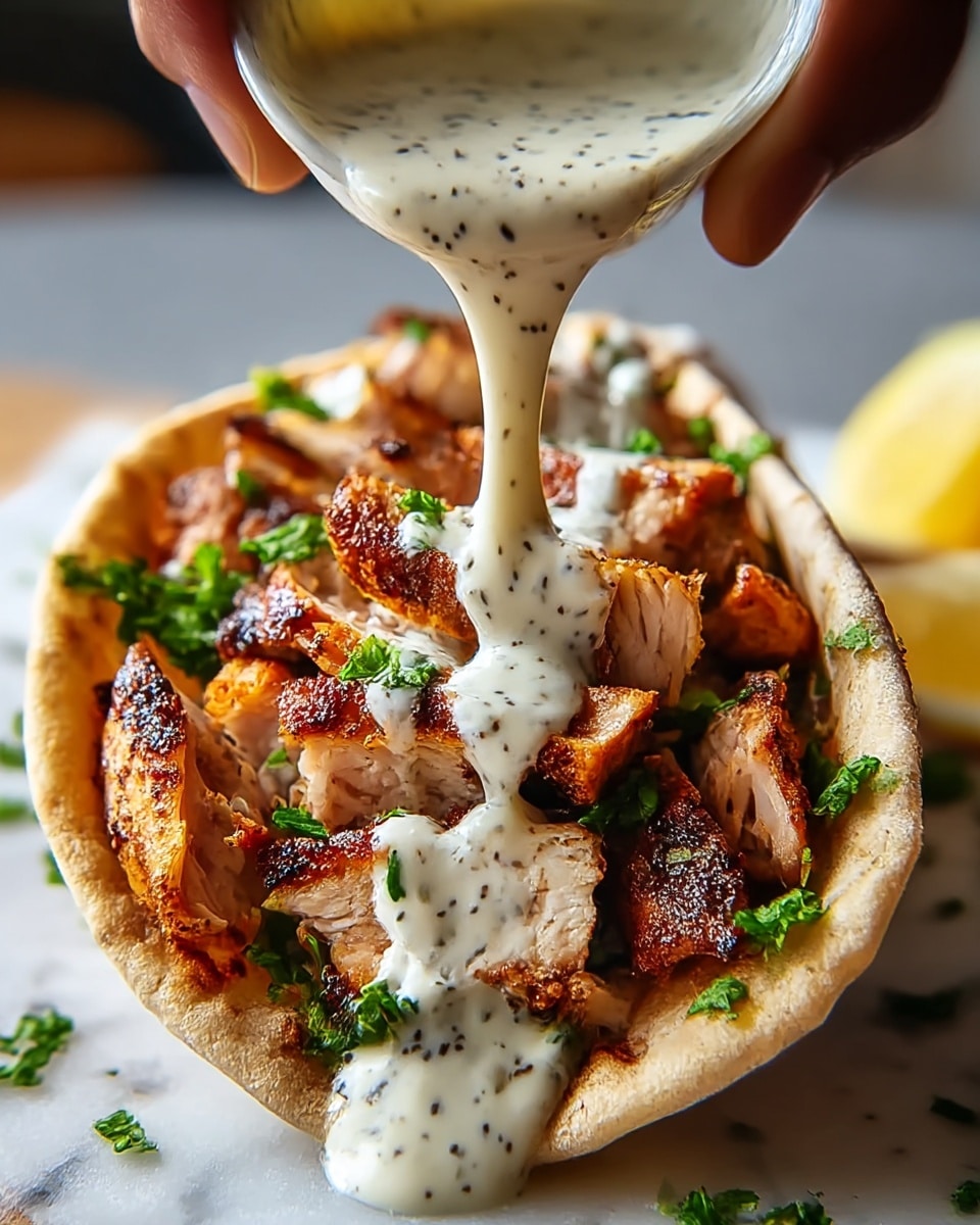 Chicken Shawarma with Garlic Sauce Recipe
