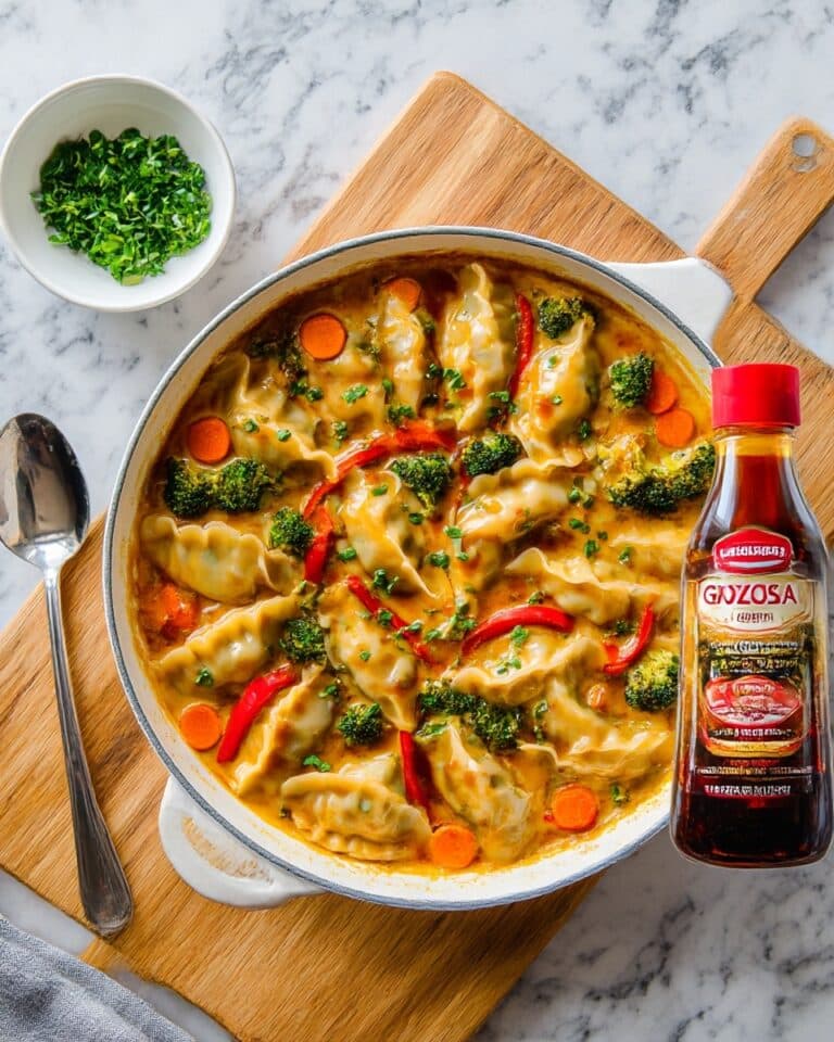 One Pan Gyoza Curry Bake Recipe