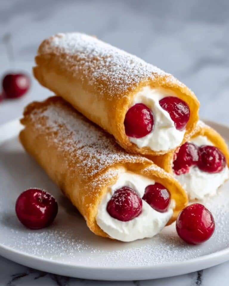 Cherry Cheesecake Egg Rolls Recipe