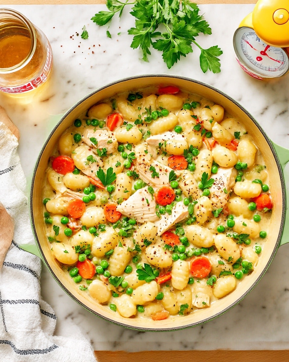 One Pot Gnocchi Chicken Pot Pie Recipe