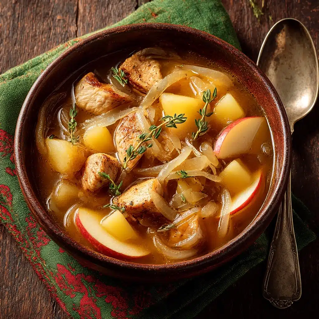 Apple & Onion Chicken Stew Recipe