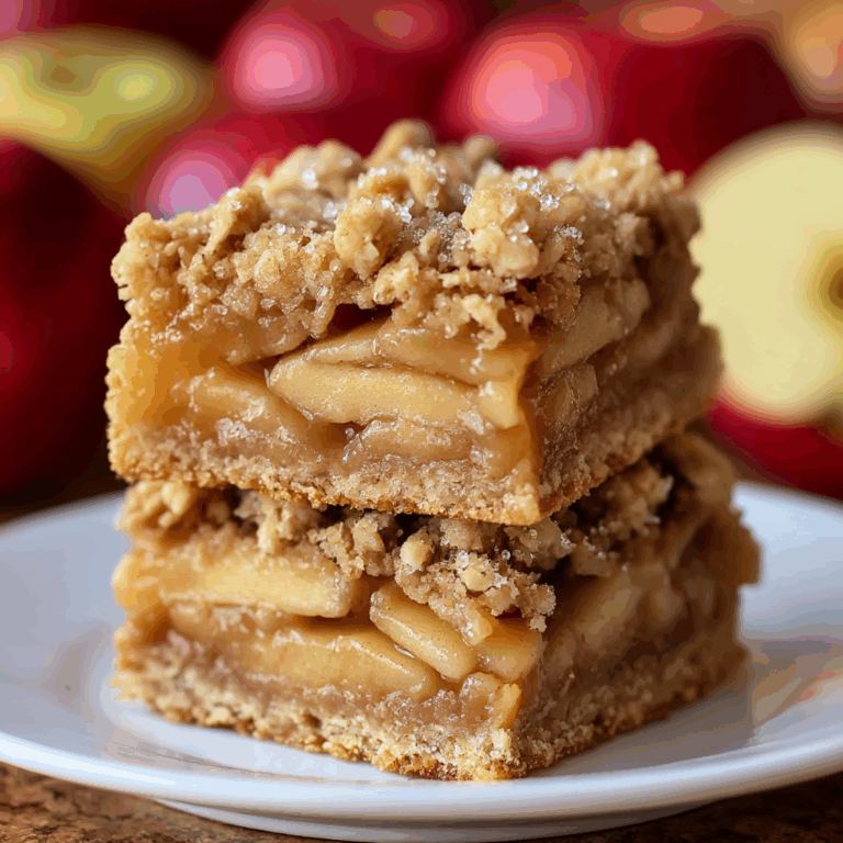 Easy Apple Crisp Bars Recipe