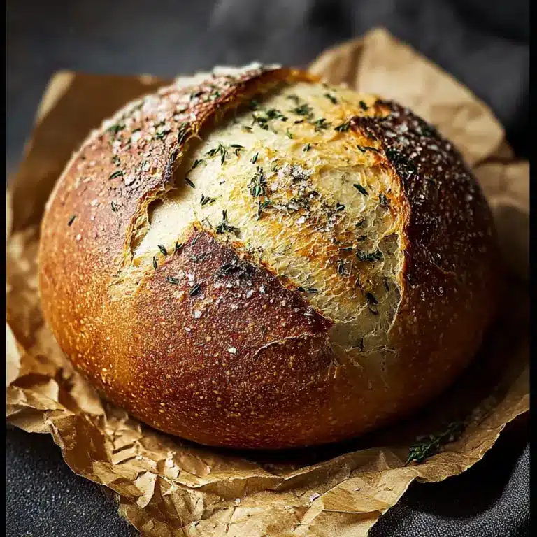 Garlic Parmesan Herb Bread Recipe