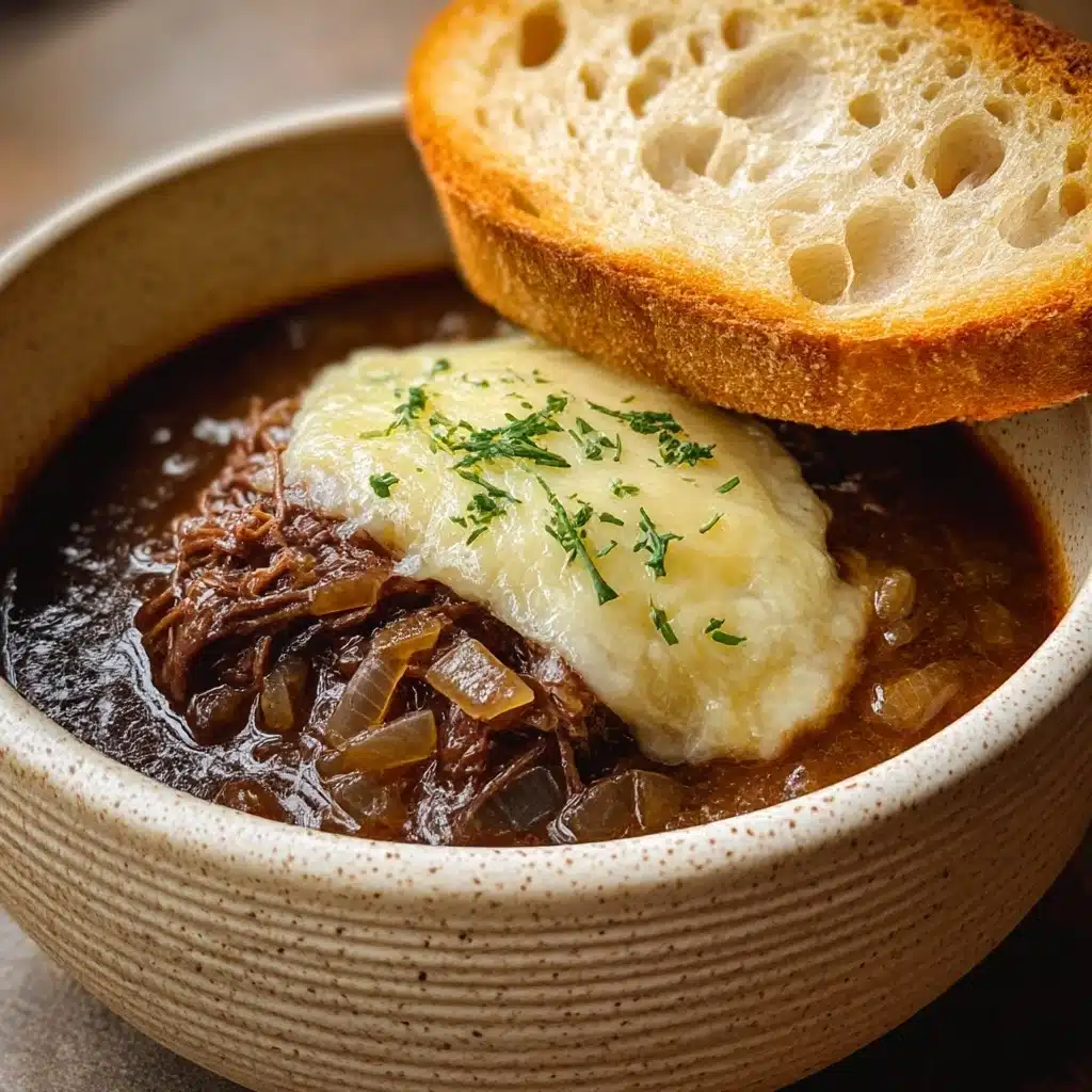 French Onion Beef Short Rib Soup Recipe