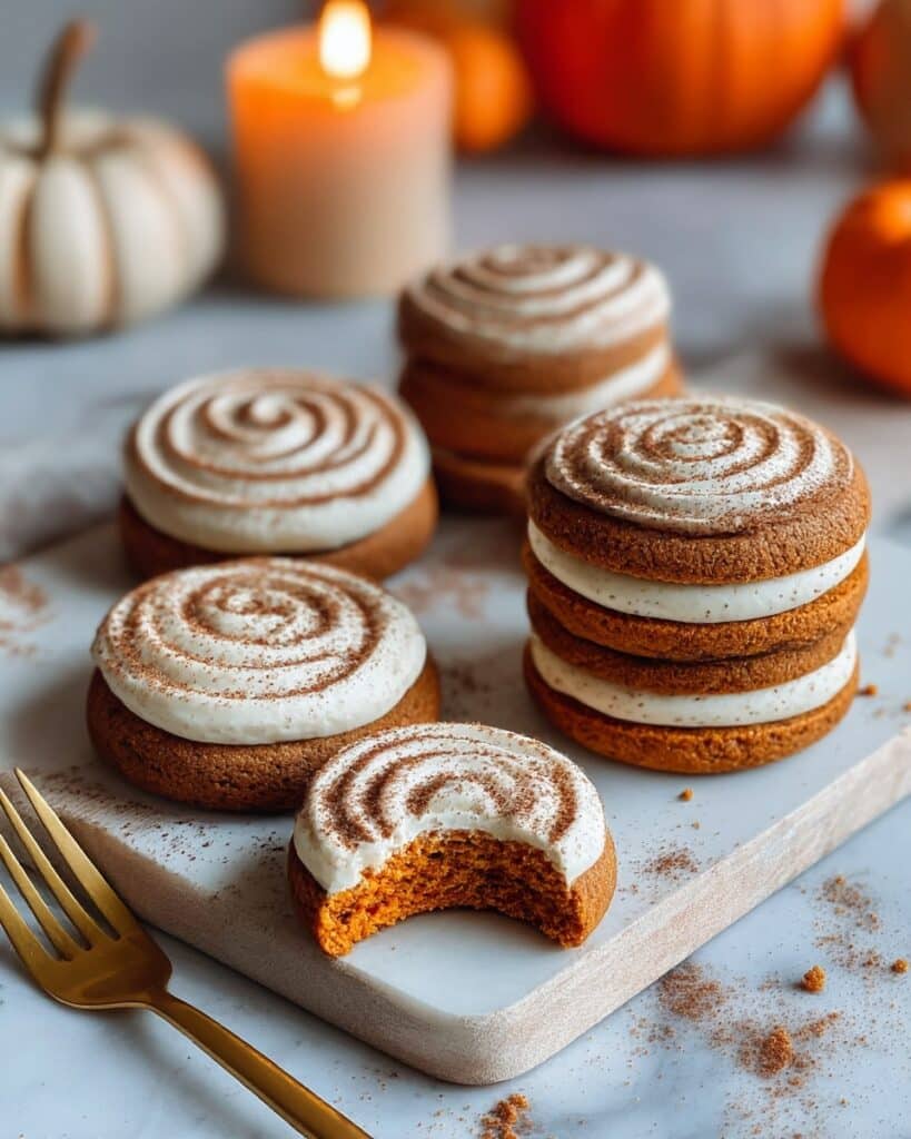 Soft Pumpkin Cookies with Cream Cheese Frosting Recipe