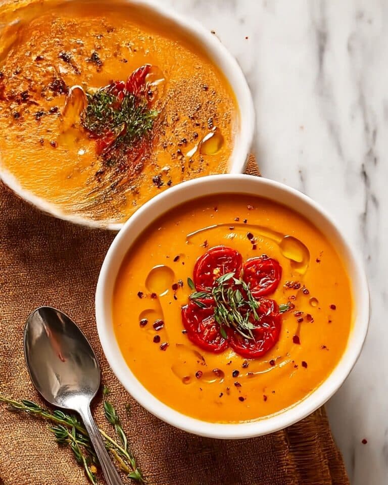 Best Creamy Roasted Garlic Tomato Soup Recipe