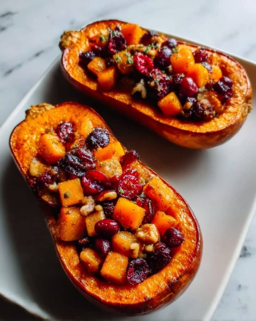 Cranberry Apple Twice-Baked Sweet Potatoes Recipe