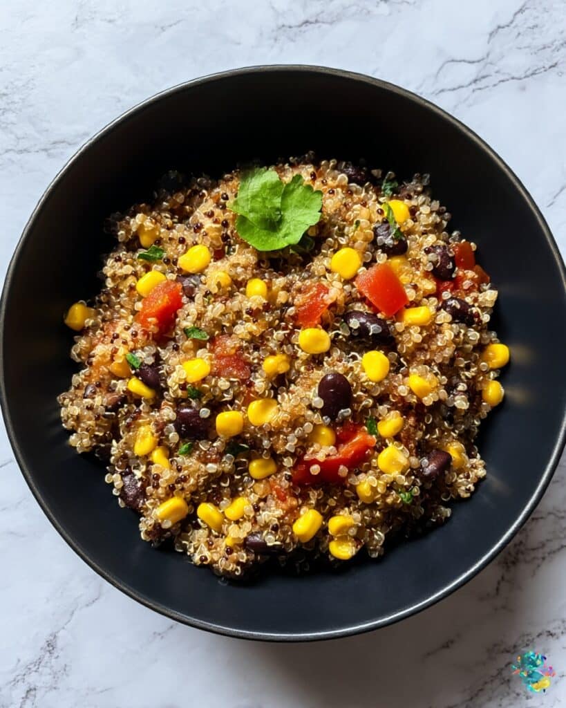 Crockpot Quinoa and Black Bean Casserole Recipe