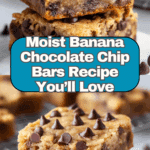 Banana Chocolate Chip Bars Recipe