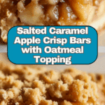 Salted Caramel Apple Crisp Bars Recipe