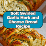 Swirled Garlic Herb And Cheese Bread Recipe