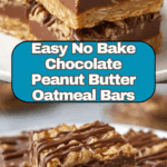 No Bake Chocolate Oatmeal Bars Recipe