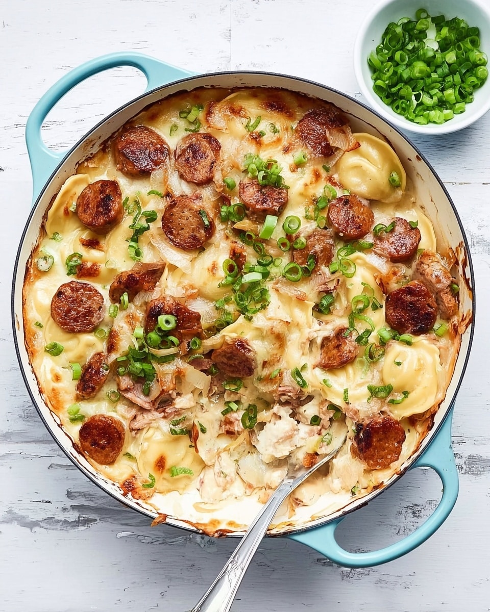 Kielbasa, Pierogies and Sauerkraut Bake Recipe