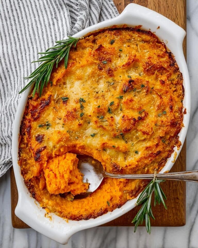 Sweet Potato Gratin with Smoked Gouda and Rosemary Recipe