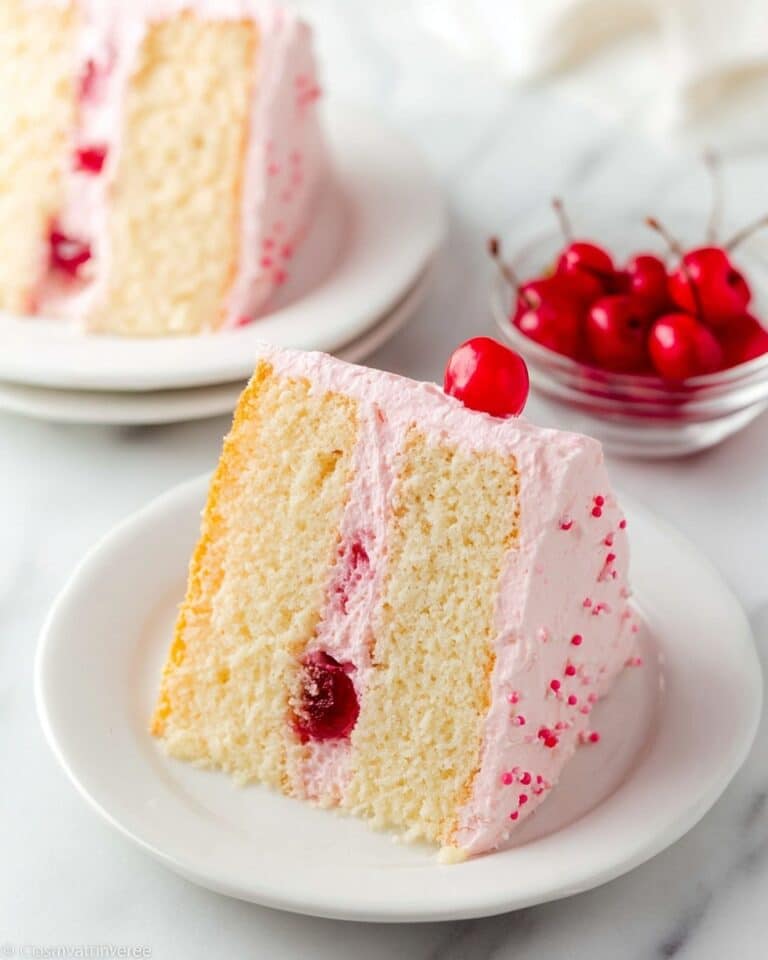 Cherry Almond Cake Recipe