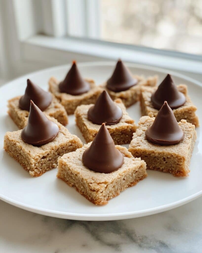 Peanut Butter Blossom Bars Recipe