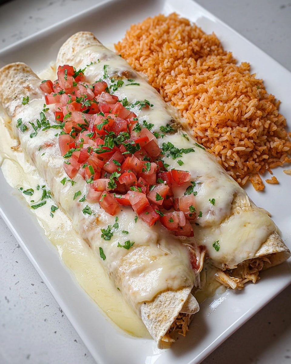 Queso Chicken Enchiladas Recipe