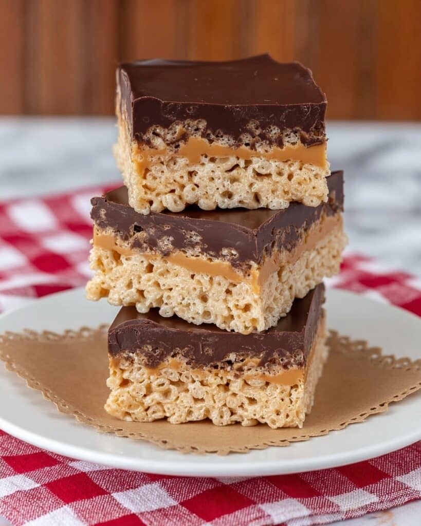 Peanut Butter Cup Rice Krispie Treats Recipe
