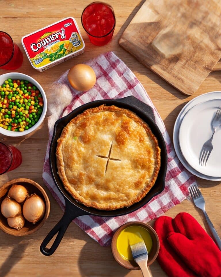 One-Skillet Chicken Pot Pie Recipe
