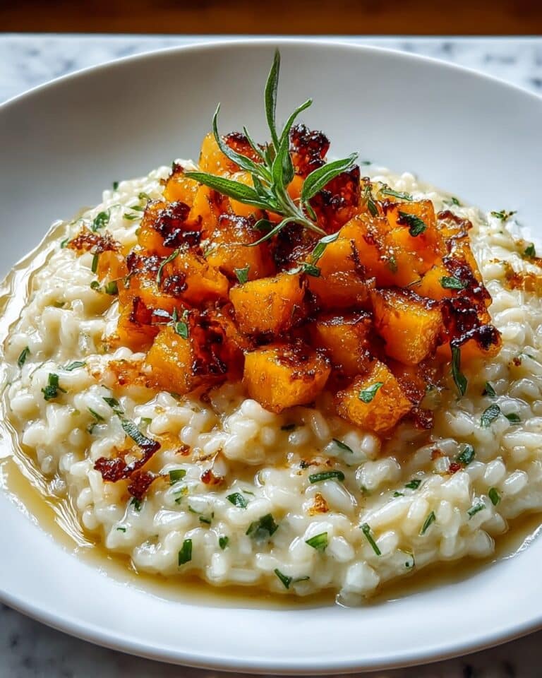 Creamy Roasted Butternut Squash Risotto Recipe