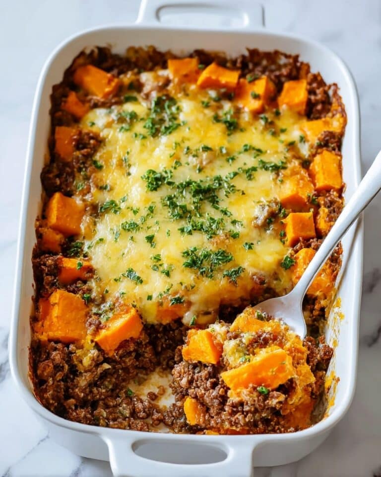 Sweet Potato and Ground Beef Casserole Recipe