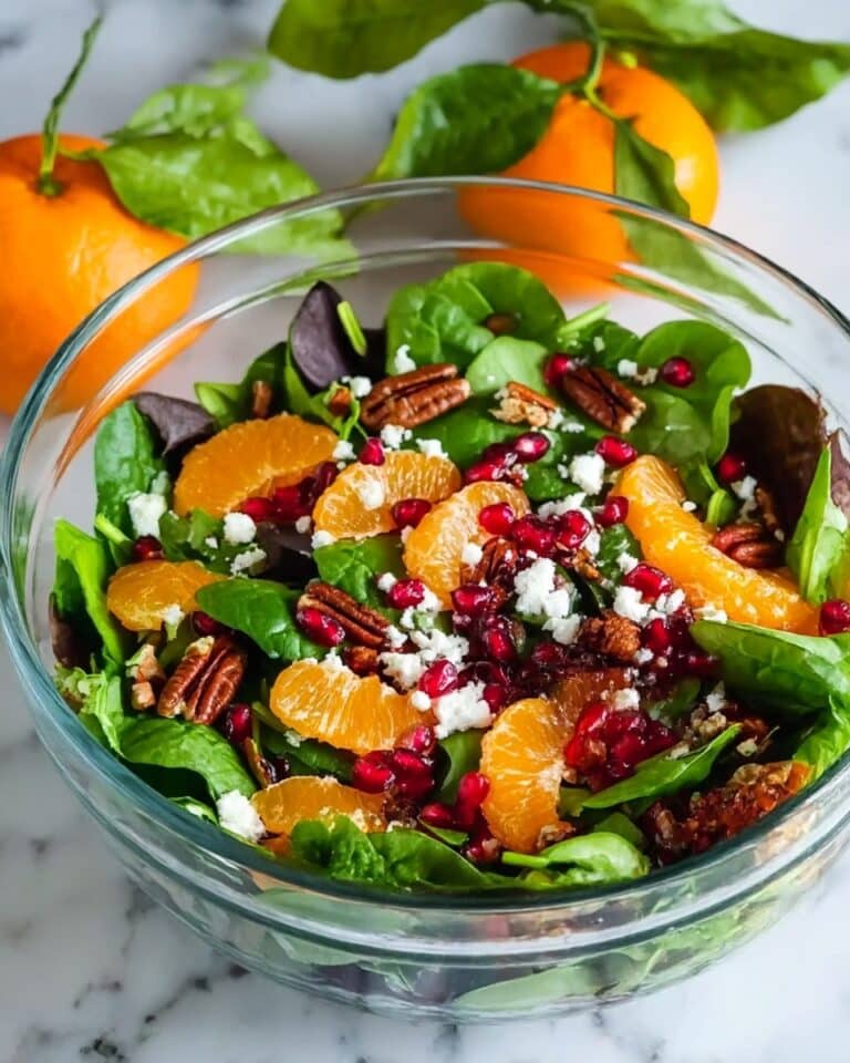Winter Salad with Citrus, Pomegranate, Feta, and Candied Pecans Recipe