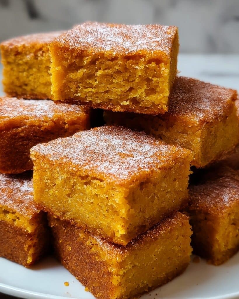 Pumpkin Snickerdoodle Blondies Recipe