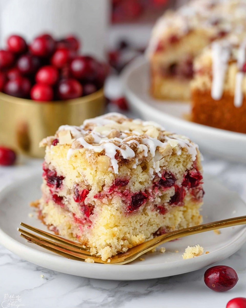 Almond Cranberry Cake Recipe