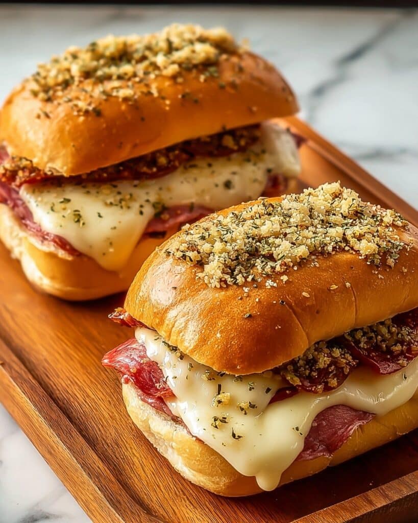 Irresistible Baked Italian Sub Sandwiches Recipe