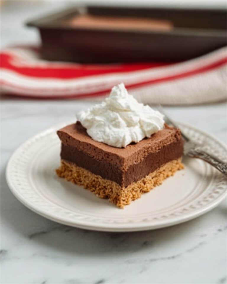 Chocolate Peppermint Bar Cake with Mascarpone Whipped Cream Recipe