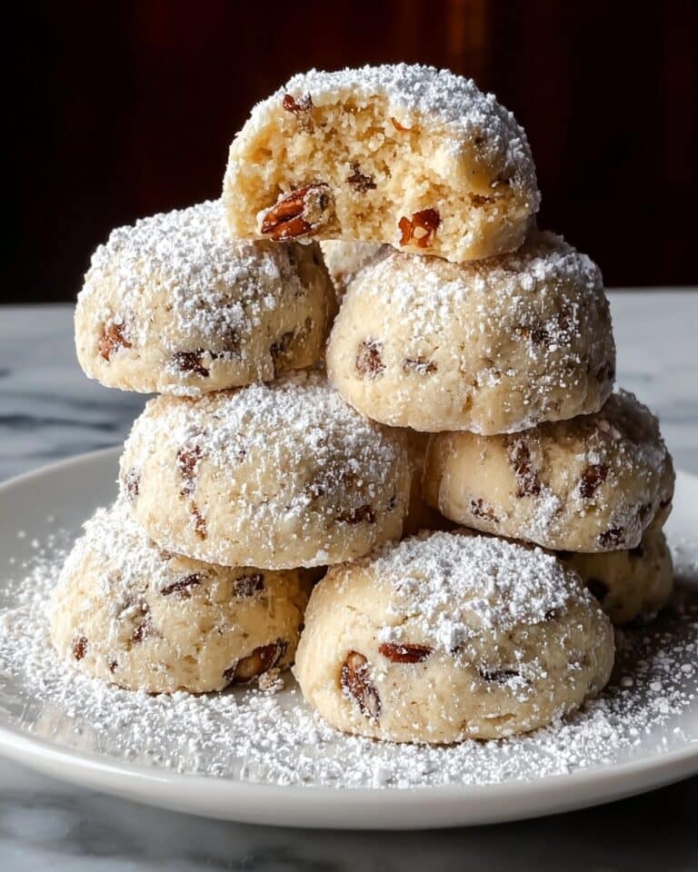 Buttery Pecan Snowball Cookies Recipe